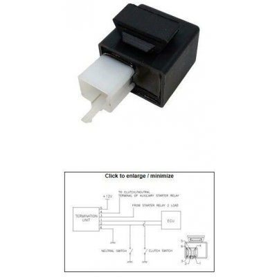 DZE startovací relé startéru KTM 125 DUKE 17-20; 200 DUKE 21; 390 DUKE 17-21; RC 125 17-20; RC 390 16-21; HUSQVARNA 401 SVARTPILEN 18-19; 401 VITPILEN 18-19 (93539010000) (150A) – Sleviste.cz