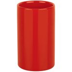 Spirella kelímek na kartáčky TUBE červený keramika 10_16084 – Sleviste.cz
