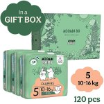 Moomin Baby 5 Maxi 10–16 kg 120 ks – Zboží Dáma