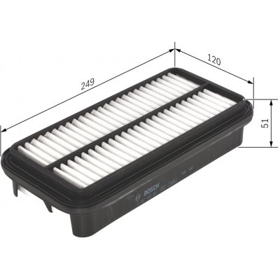 Vzduchový filtr BOSCH 1 457 433 957 (1457433957) – Hledejceny.cz