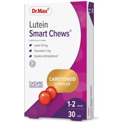 Dr. Max Lutein Smart Chews 30 želé tablet – Hledejceny.cz