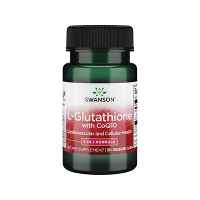 Swanson L-Glutathione with CoQ10 30 kapslí – Hledejceny.cz