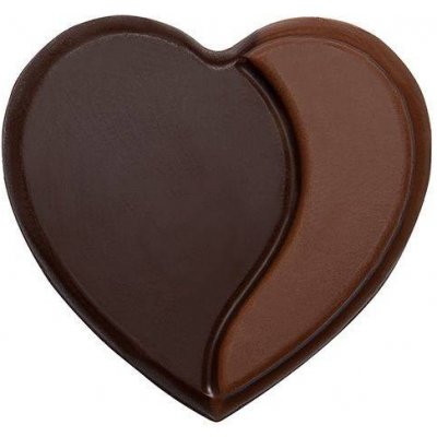Dortisimo Čokoládová dekorace Srdíčko tmavé (15 ks) – Zbozi.Blesk.cz