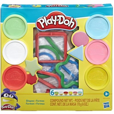 Play-Doh Hasbro Modelína 6 barev TVARY E8534 – Zbozi.Blesk.cz