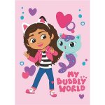 Jerry Fabrics Dětská fleecová deka Gabbys Dollhouse Bubbly World – Zboží Dáma