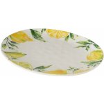 Boltze Keramický talíř LEMONY 39 x 31 cm – Zboží Mobilmania