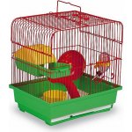 Tatrapet klec pro křečky s výbavou oranžová 22,5 x 17 x 28,5 cm – Sleviste.cz
