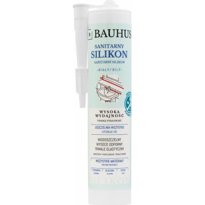 Bauhus Sanitární silikon Bílý 280 ml