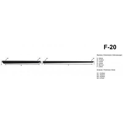 Toyota Corolla 04-09 sedan lišty dveří – Zbozi.Blesk.cz