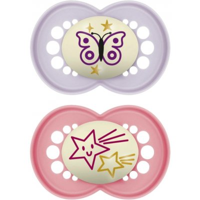 Mam dudlík Original Night Purple/ Pink 2 ks – Sleviste.cz