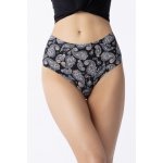 Julimex Dámské kalhotky Paisley Simple Brasil Maxi černé se vzorem – Hledejceny.cz