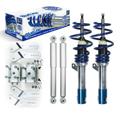 JOM Blue Line výškově stavitelný podvozek VW Caddy III (2K, od 2003) kromě 4Motion, zatížení PN do 1200 kg – Sleviste.cz