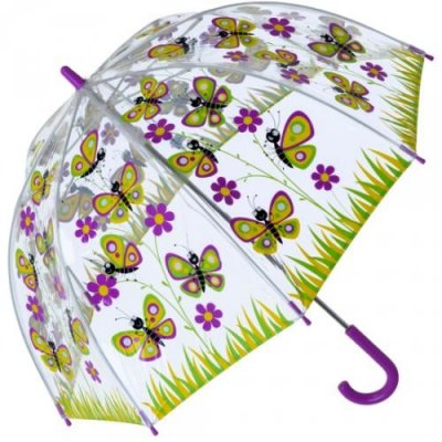 Blooming Brollies Dětský průhledný holový deštník Buggz Kids Stuff  Butterfly BUBY od 399 Kč - Heureka.cz