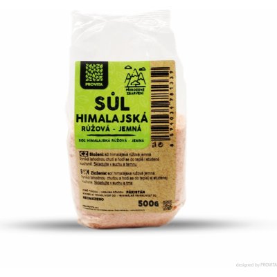 Vega Provita sůl himalájská růžová jemná 500 g