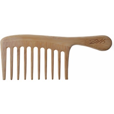 Bambusový hřeben na vlnité, kudrnaté a afro vlasy Detail - Hair style - 10  x 25,5 cm od 169 Kč - Heureka.cz