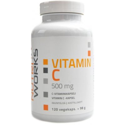 NutriWorks Vitamin C 500 mg 120 kapslí – Hledejceny.cz