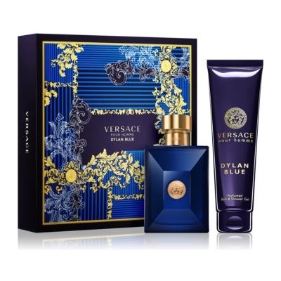 Versace Dylan Blue Pour Homme EDT 100 ml + sprchový gel 150 ml dárková sada – Hledejceny.cz