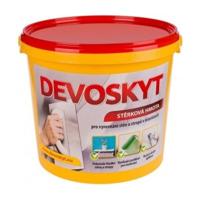 Devoskyt hrubost 1, stěrková hmota do interiéru, 5 kg – Zbozi.Blesk.cz