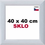 BFHM Alaska hliníkový rám 40x40 cm stříbrný – Zboží Dáma