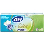 Zewa Softis Protect papírové kapesníčky 4-vrstvé 10 x 9 ks – Zboží Dáma