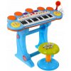 Dětská hudební hračka a nástroj Ramiz dětská klávesnice 3 oktávy modrá