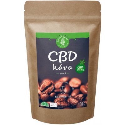 Zelená země CBD káva 100 g – Zboží Dáma