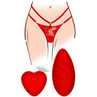 ToyJoy Divine Panty Vibe vibrační kalhotky Červená – Zbozi.Blesk.cz