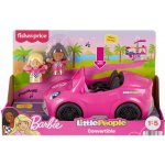 Fisher-Price Little People Barbie kabriolet se zvuky HJN53 – Hledejceny.cz