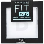 Maybelline Fit Me! Matte+Poreless matující pudr 090 Translucent 9 g – Sleviste.cz
