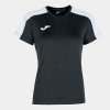 Dámské sportovní tričko Joma Academy T Shirt Black White S/S