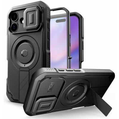 Tech-Protect Kevlar MagSafe pouzdro iPhone 17, černé – Zboží Mobilmania