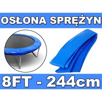 RKToys kryt pružin na trampolínu 244 cm Modrá – Zboží Dáma