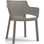 KETER EVA zahradní židle, 57,7 x 62,5 x 79 cm, cappuccino 17210109 – Hledejceny.cz