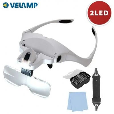 VELAMP Brýle s osvětlením, lupou a dioptriemi - LE035 – Zboží Živě