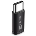 CONNECT IT Wirez adaptér, USB-C Male > Micro USB, /black – Hledejceny.cz