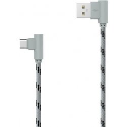 Mobilnet Datový kabel Micro USB-C 2,4 A, 200 cm, lomený datový kabel -  Nejlepší Ceny.cz