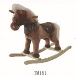 RKToys Houpací kůň se zvuky hnědý – Sleviste.cz