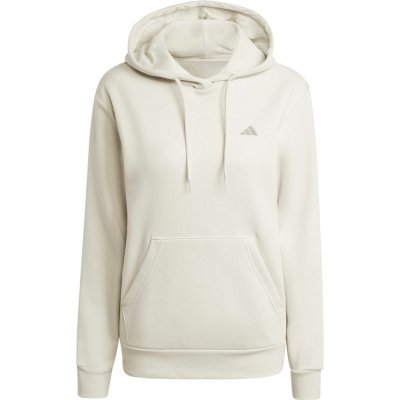 adidas Essentials SMALL LOGO FEEL COZY Béžová – Zboží Mobilmania