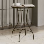 Omaxi 473874 Mozaikový bistro stolek terakotový a bílý Ø 50 x 70 cm keramika – Hledejceny.cz