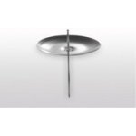 Bodec na svíčku 5 cm střední, Stříbrný ( S140 ) – Zboží Dáma