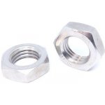 Matice šestihranná nízká, DIN 439B, levý závit, nerez A4 M12, balení 100 ks – Zboží Mobilmania