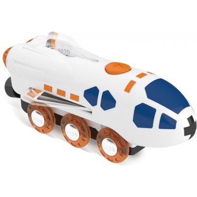 Hape Vláčkodráha mašinka Elektrická s pohonem Raketoplán USB – Sleviste.cz