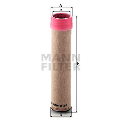 Filtr - sekundární vzduch MANN-FILTER CF 75/2 – Hledejceny.cz