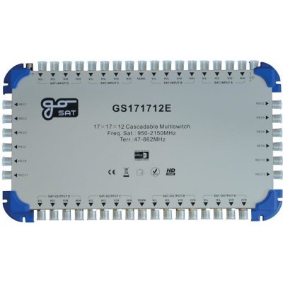 Satelitní multipřepínač GoSAT GS171712E – Zboží Živě