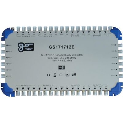 Satelitní multipřepínač GoSAT GS171712E