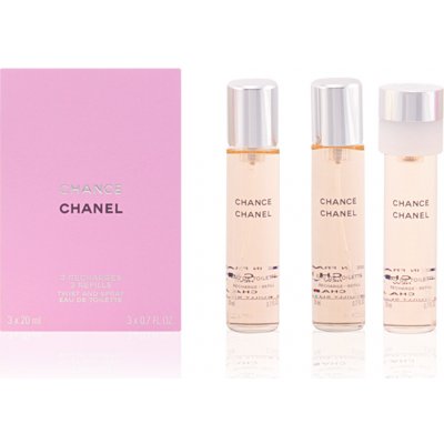 Chanel Chance EDT 3 x 20 ml dárková sada – Hledejceny.cz