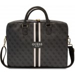 Guess PU 4G Printed Stripes Computer Bag 15/16" Black 3666339119522 – Zboží Živě