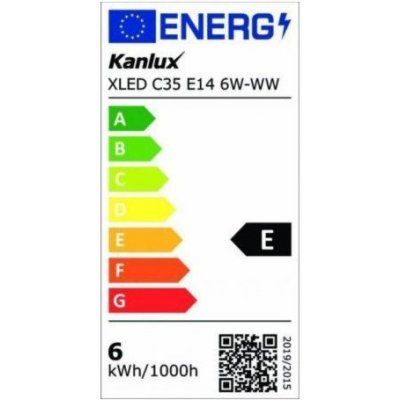 Kanlux LED FILAMBA FILAMENT XLED C35 E14 6W-WW 806LM 2700K Tepelná 35272