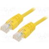 síťový kabel Gembird PP12-0.25M/Y UTP Cat5e Patch 0,25m, žlutý
