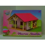 Alltoys Dřevěné koňské stáje s dílnou 1:24 – Hledejceny.cz